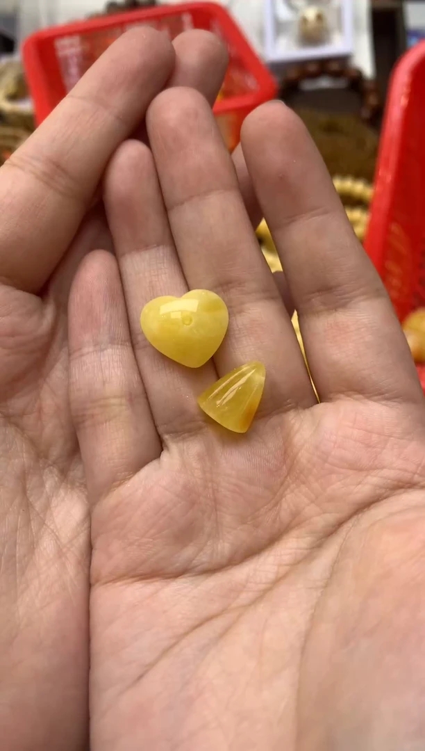 【闪购商品】琥珀珠宝奇石未镶嵌015琥珀蜜蜡 2发一