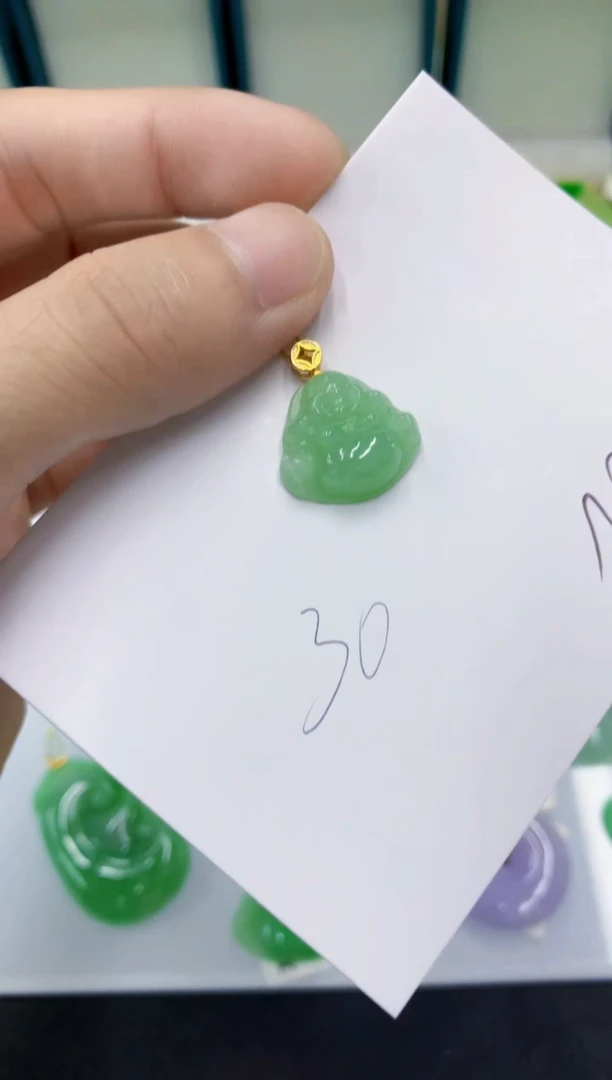 颈饰未镶嵌翡翠翡翠