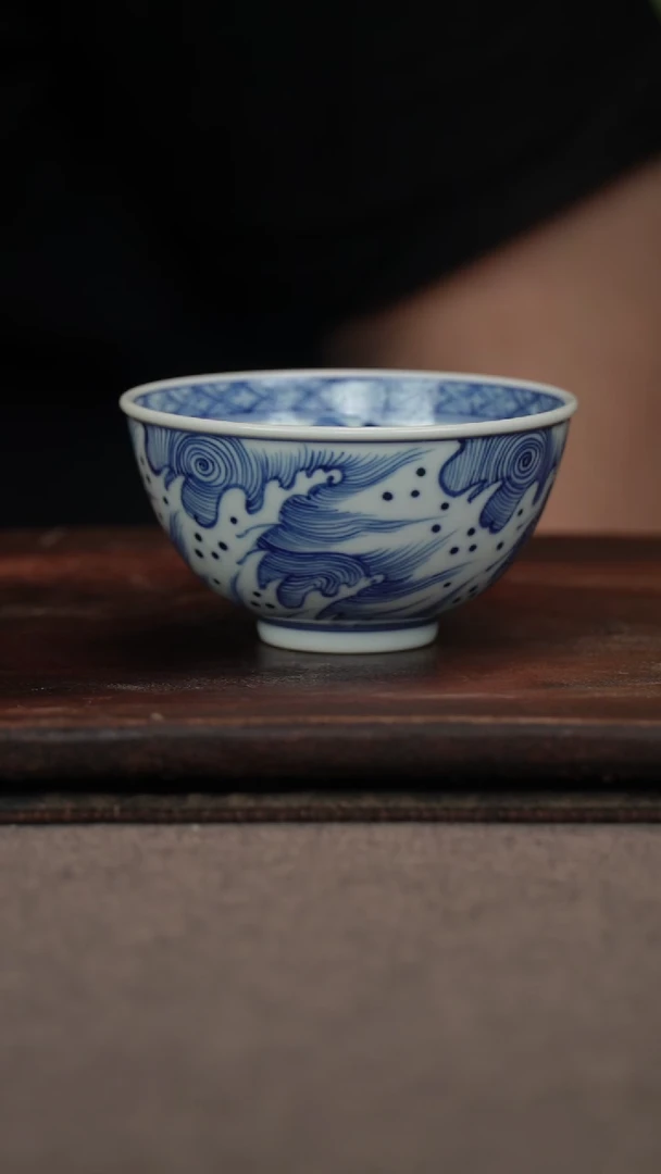 茶壶紫砂海浪主人杯