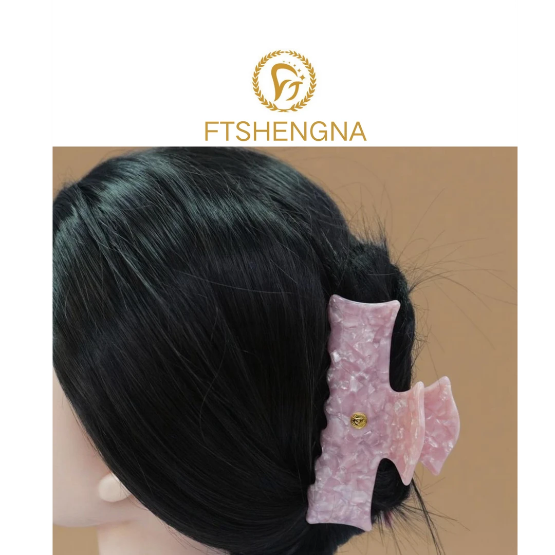FTSHENGNA新款精致高级感抓夹秋冬网红手工小众发卡气质发夹ins