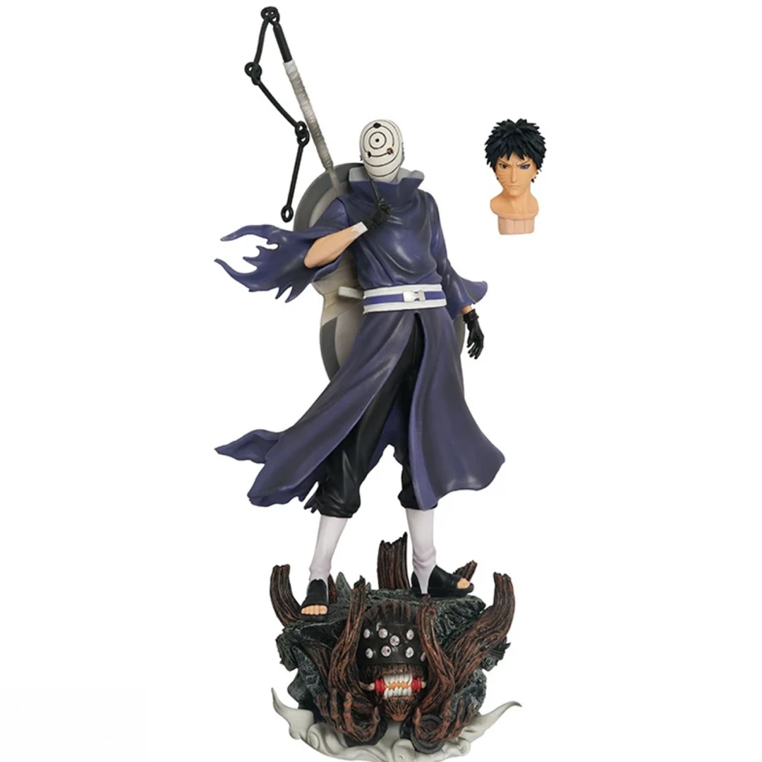 忍战带土白面具可换头雕底座版祖国版手办模型