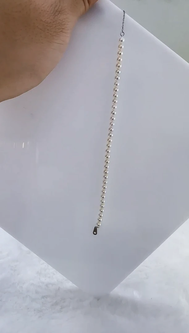 未镶嵌淡水珍珠DA珍珠手链4-5  b632