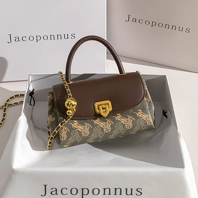 【雅各邦】欧若风真皮信封包女2025新款时尚感通勤手提斜挎潮流