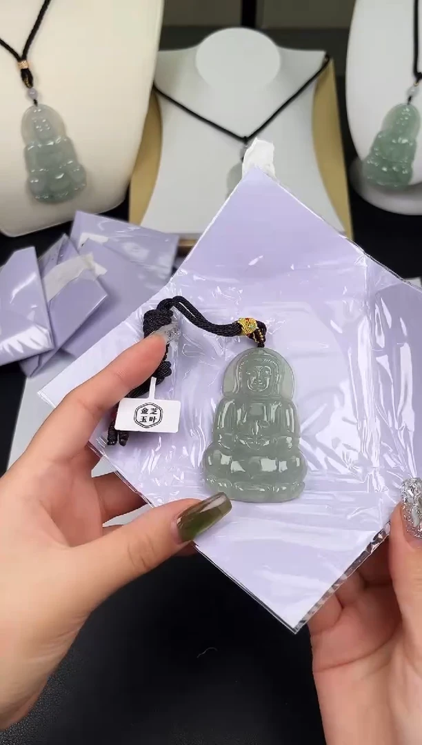 颈饰未镶嵌翡翠孤品-18