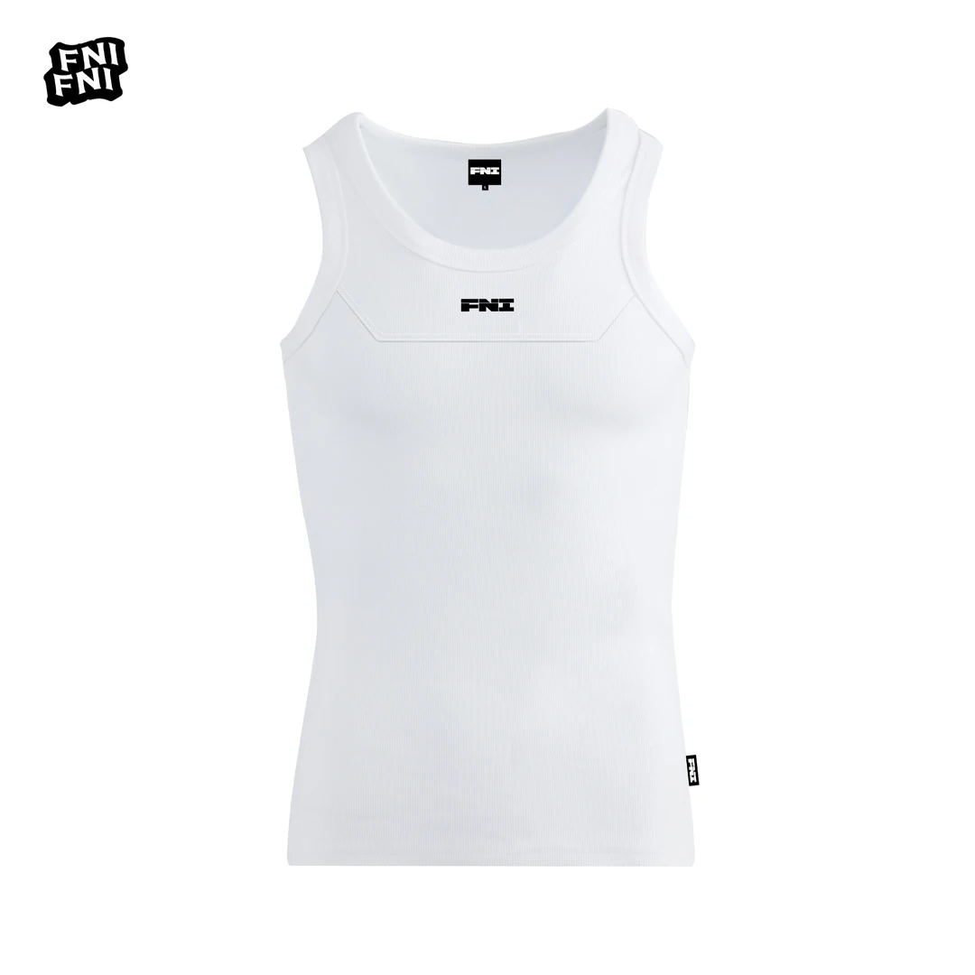 FNI黑标系列（小标结构）重磅棉男女同款背心健身运动上衣内搭胶浆