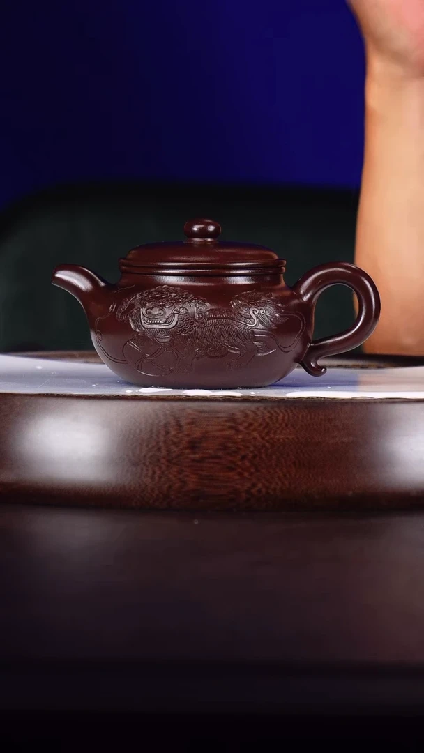 茶壶紫砂刘海清紫砂壶82