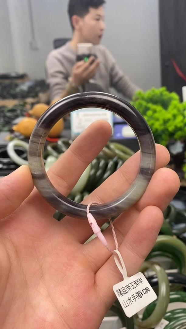 未镶嵌手镯和田玉52.5