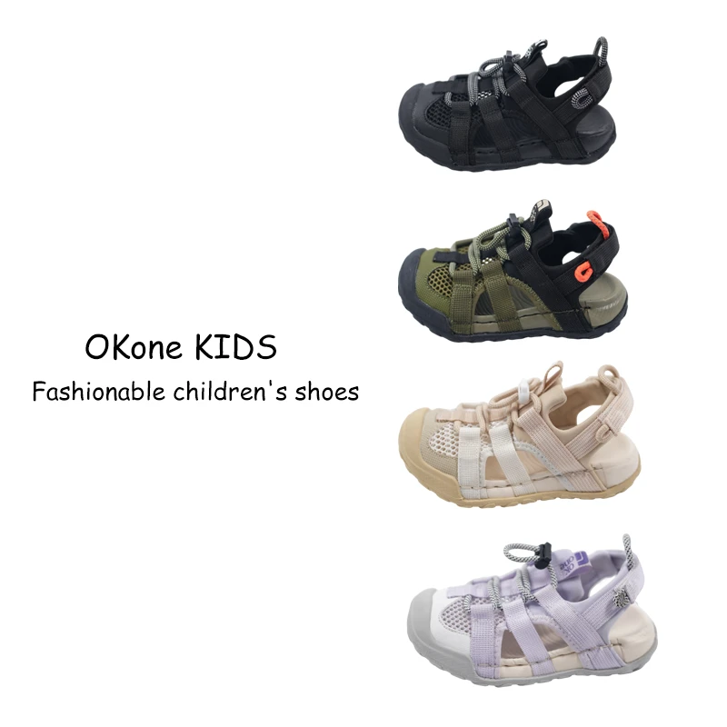 2025新款·面包凉鞋网眼透气面料猪鼻扣运动涉水凉鞋25011