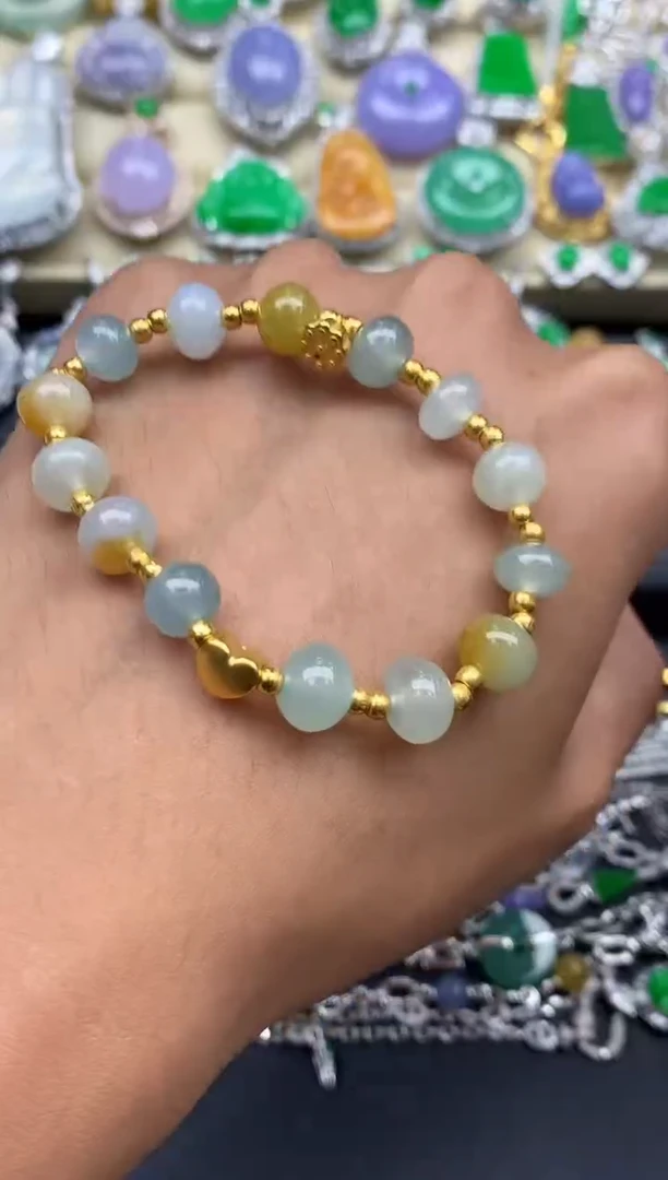 未镶嵌手链翡翠151-春日珠宝