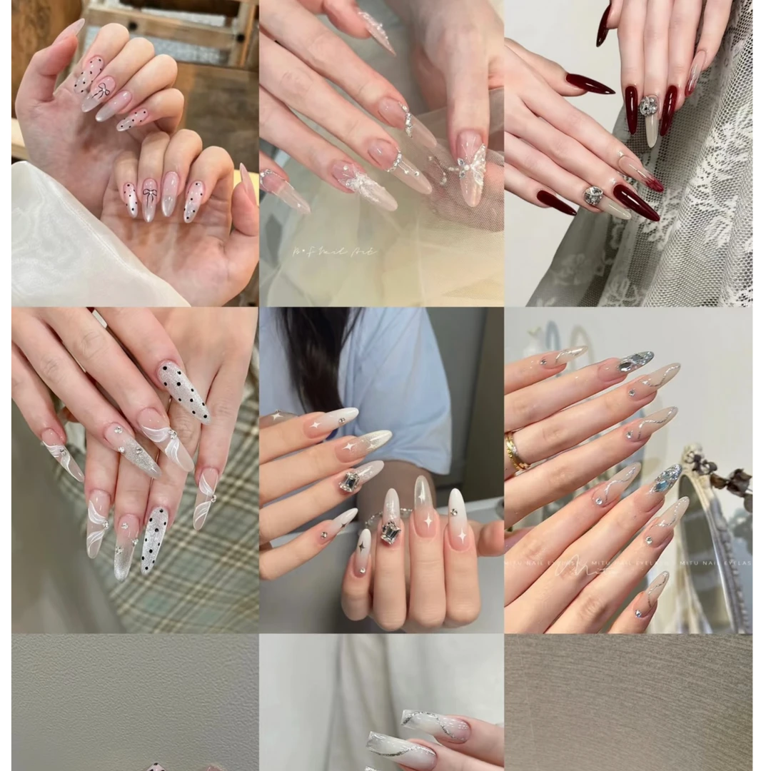 手工穿戴甲直播间过款链接  No退No换  下单备注编码