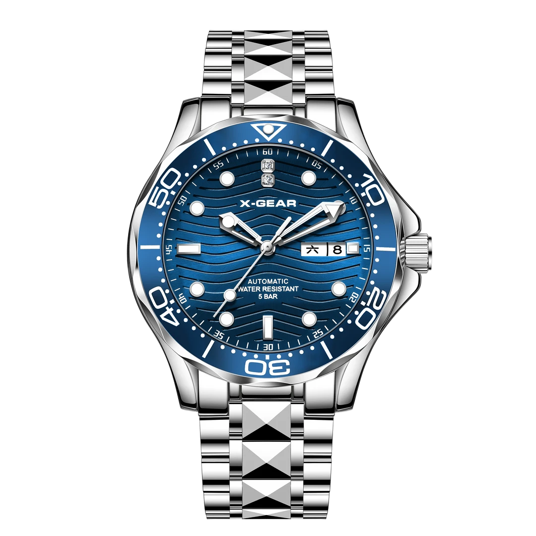 经典海马时尚气质全自动机械表百搭经典男式腕表86111