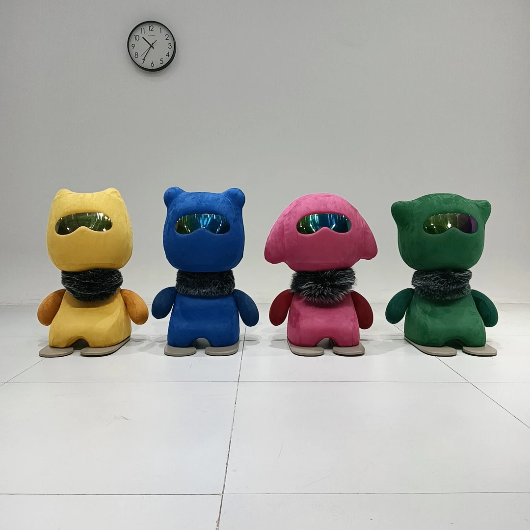 网红卡通雪橇仔换鞋凳休闲椅