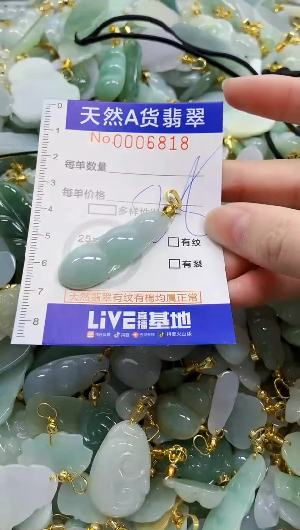 颈饰未镶嵌翡翠天然A货翡翠