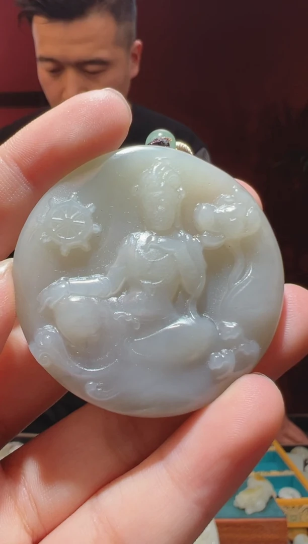 【闪购商品】和田玉吊坠(不含链)未镶嵌1