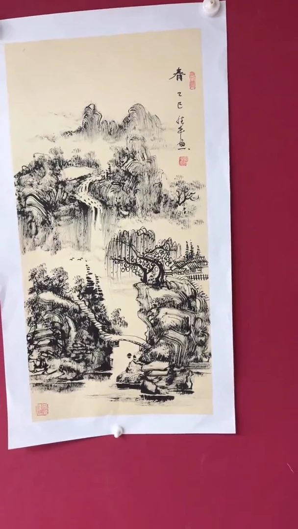 国画黄德中老师两平尺