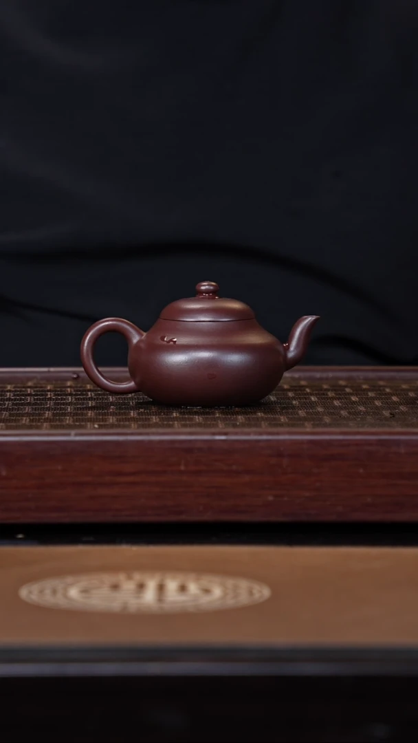 茶杯紫砂?****?紫朱泥壶