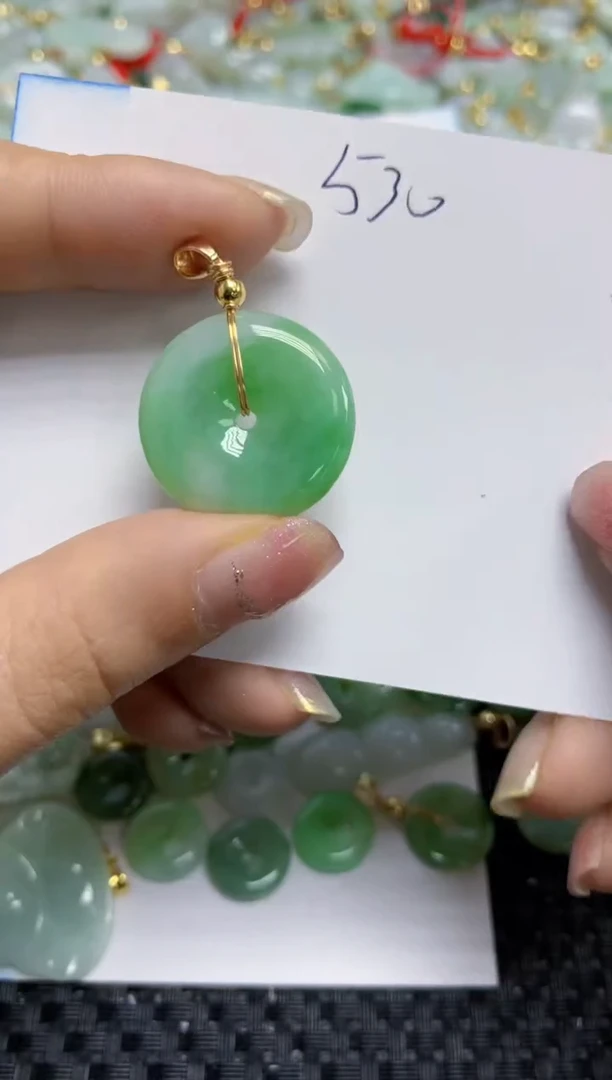 【闪购商品】翡翠颈饰合金   天然A货翡翠