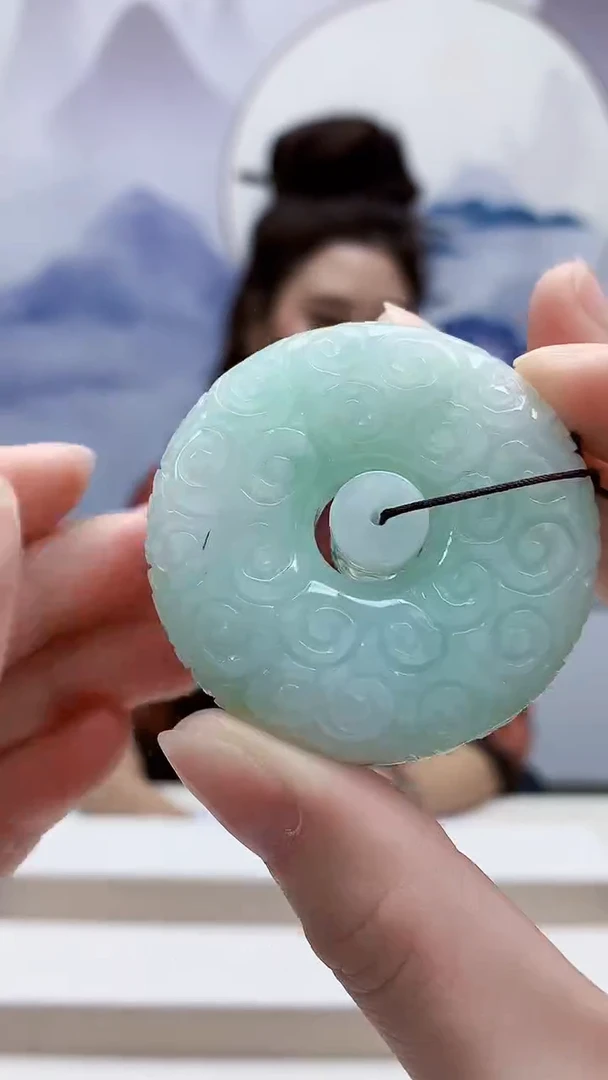 未镶嵌定制翡翠4829ry-毛货挂件39