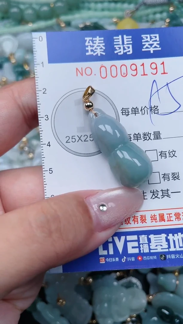 翡翠未镶嵌颈饰.0009191