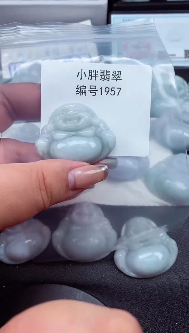 翡翠未镶嵌颈饰缅甸天然A货翡翠1957