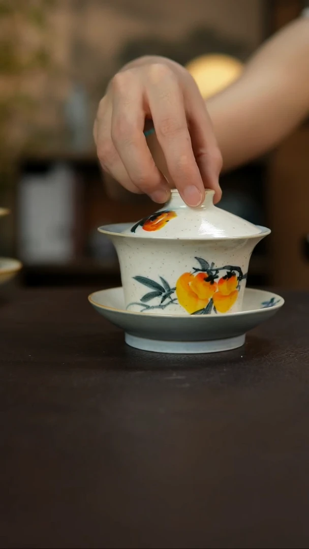 杯景德镇陶瓷杯碗柴烧多人