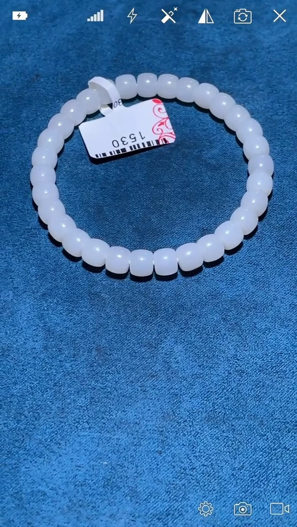 未镶嵌和田玉把件BH1530 米达直切手串卡7