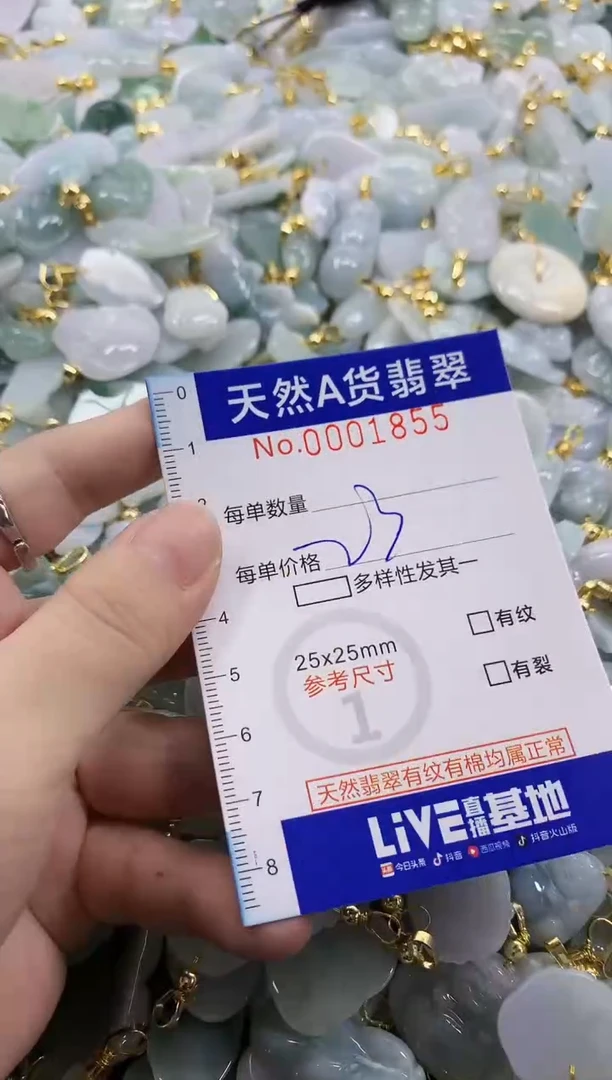 颈饰未镶嵌翡翠天然A货翡翠