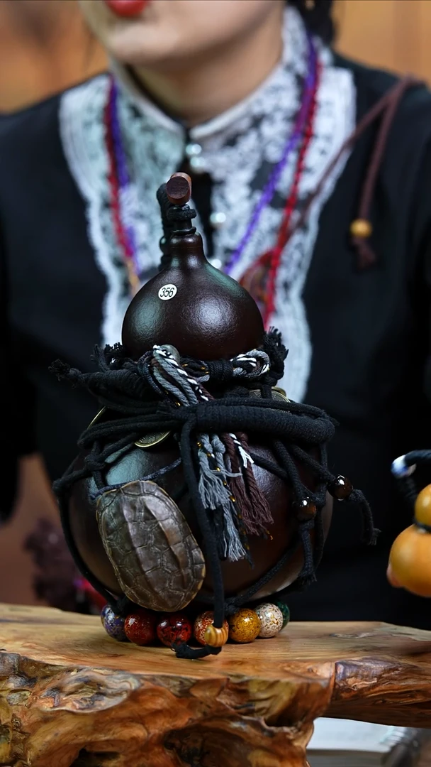 【闪购商品】356—光岳葫天然大漆酒葫芦不含漆珠