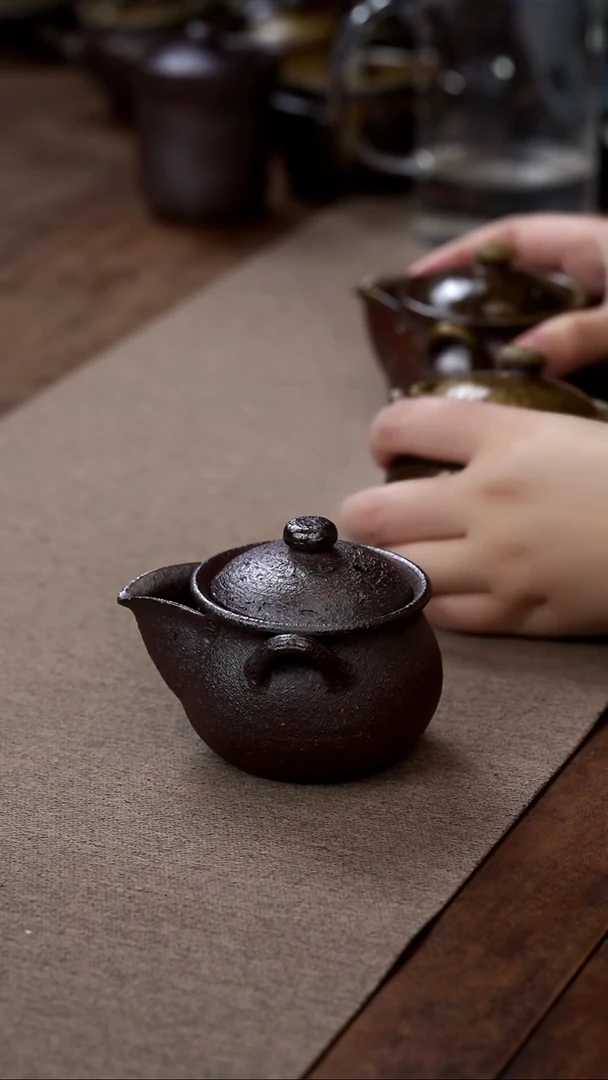 茶壶紫砂柴烧宝瓶
