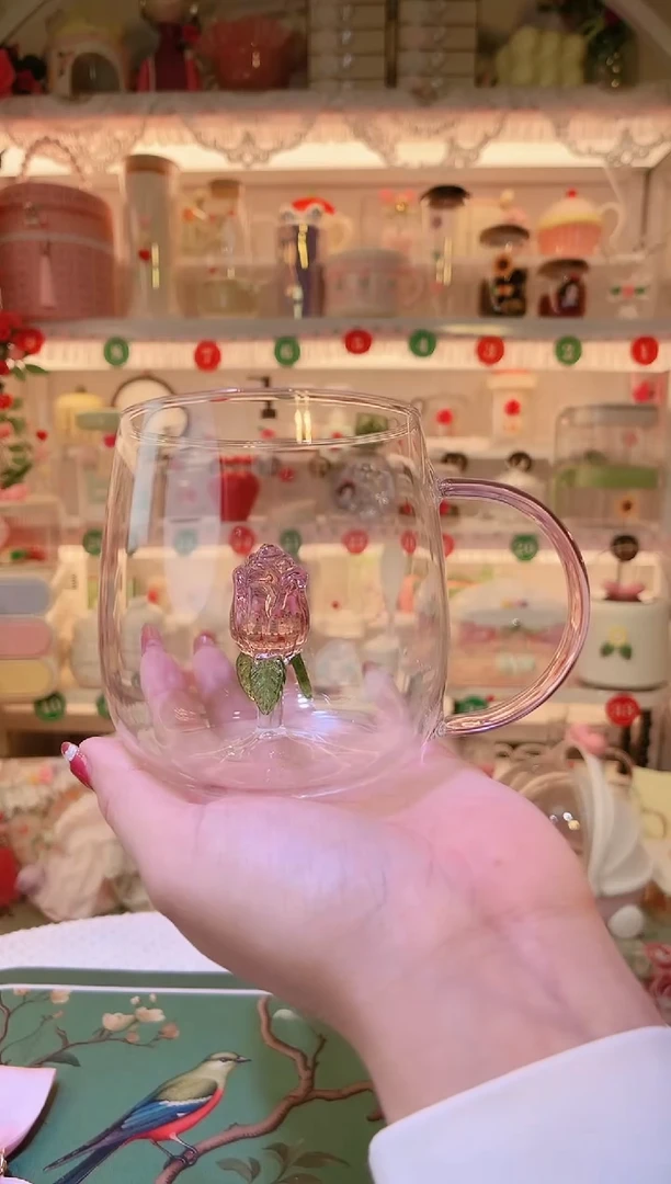 郁金香花水杯——手工制作品质好！