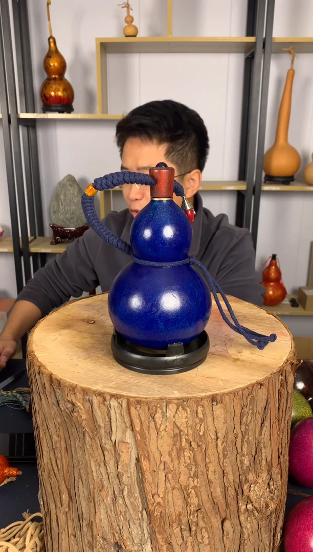 非遗大漆天然酒葫芦一物一拍