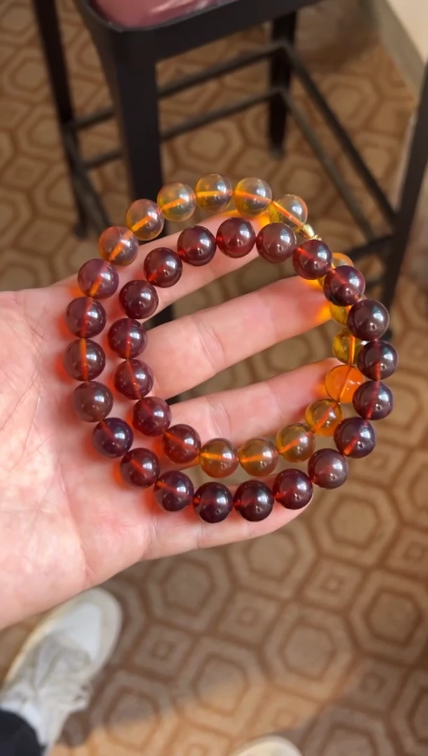 【闪购商品】琥珀珠宝奇石未镶嵌12mm