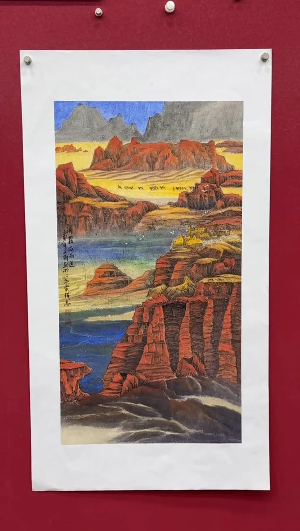 国画国画绘画山水花鸟