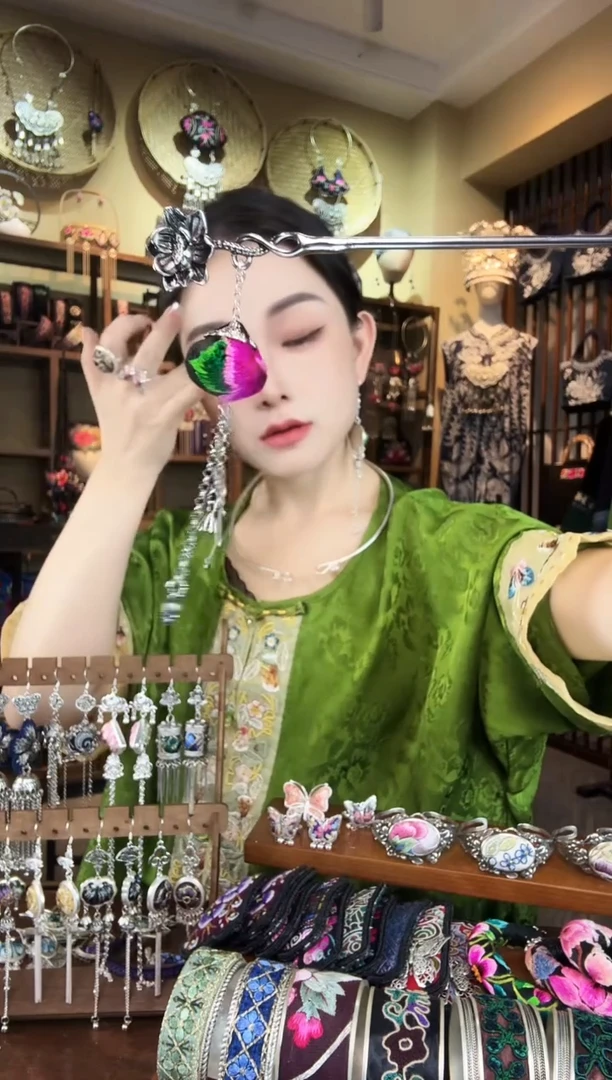 刺绣非遗刺绣民族风饰品