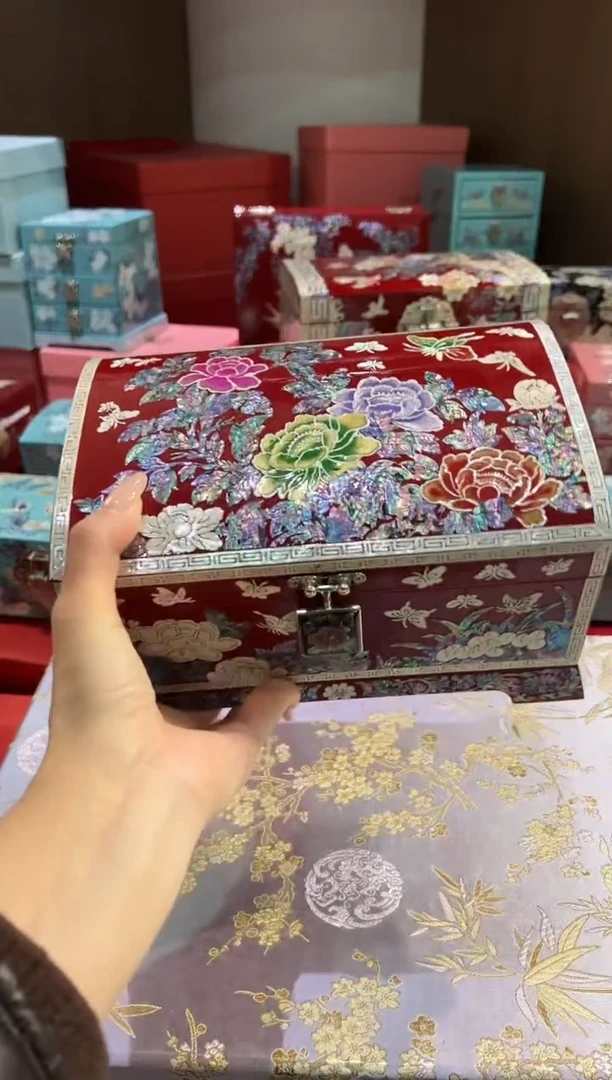 按扣扇贝底·微瑕·弘贝雅螺钿漆器文化馆
