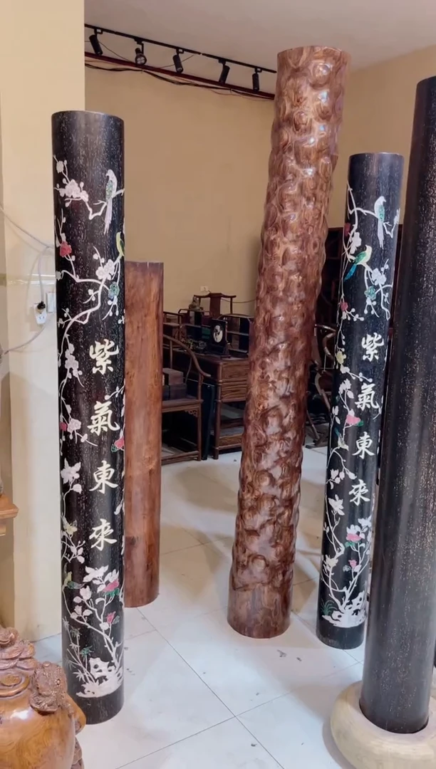 木用****4珍藏老货...紫檀...镶嵌风水住摆件
