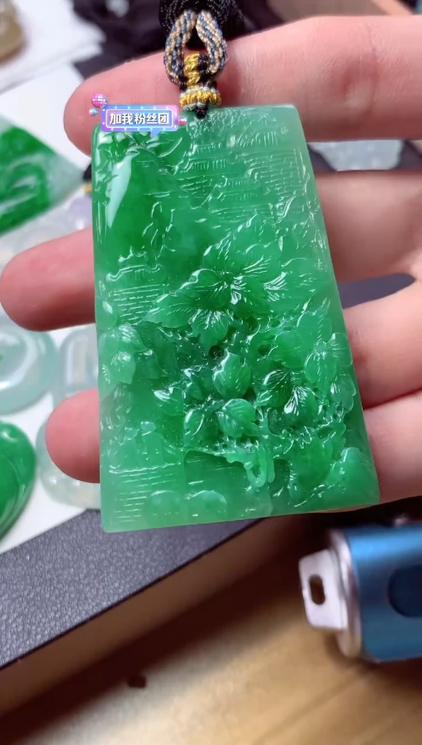 翡翠未镶嵌颈饰天然翡翠
