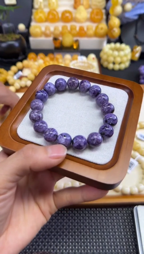 未镶嵌查罗石（紫龙晶）手串宝衡 紫龙晶