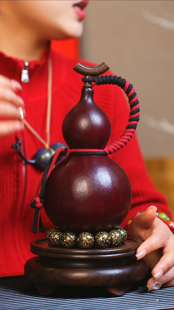 【闪购商品】JP008大师姐臻选非遗大漆酒葫芦