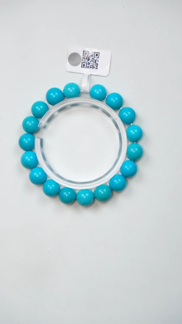 未镶嵌绿松石手链10+mm