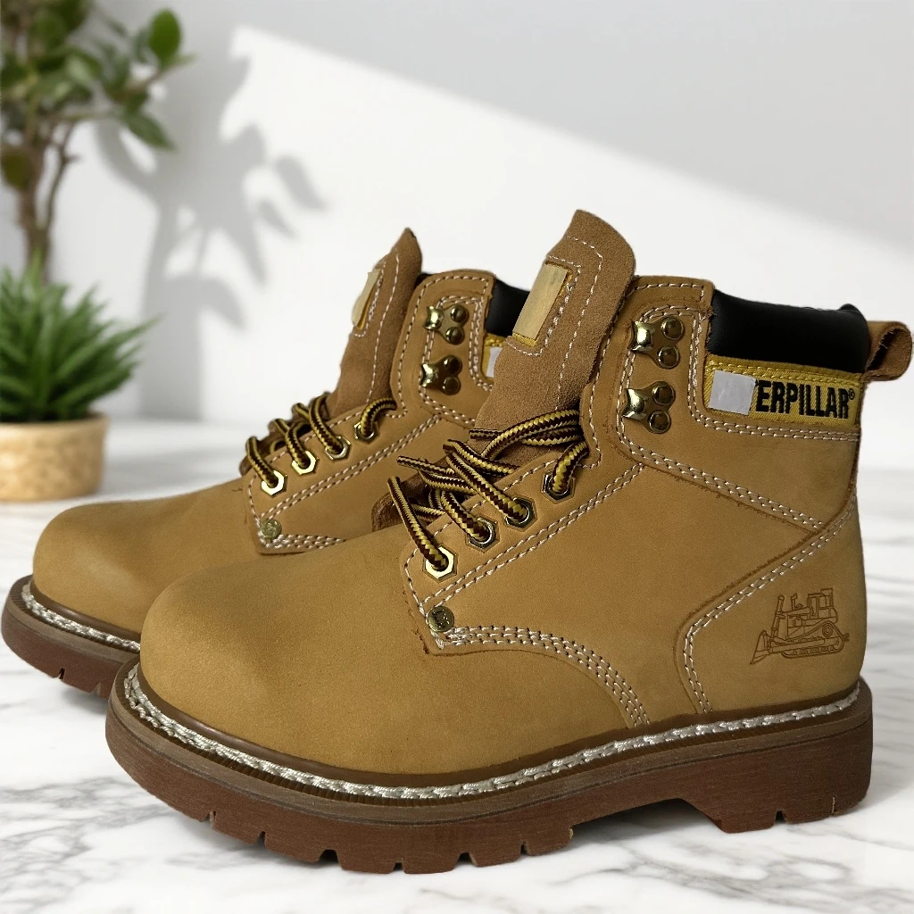 240经典水晶底固特异工艺高帮大黄靴秋冬款休闲百搭户外工装靴