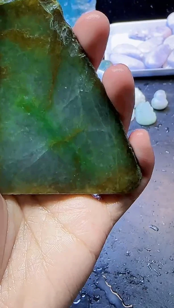 颈饰未镶嵌翡翠046天然A货翡翠