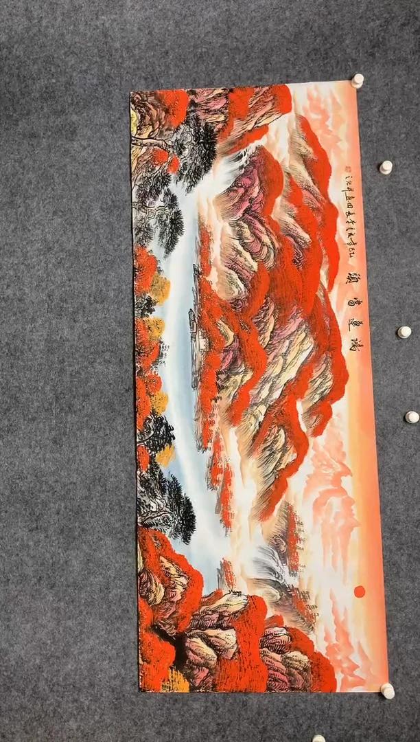 横款鸿运当头尺寸180*70