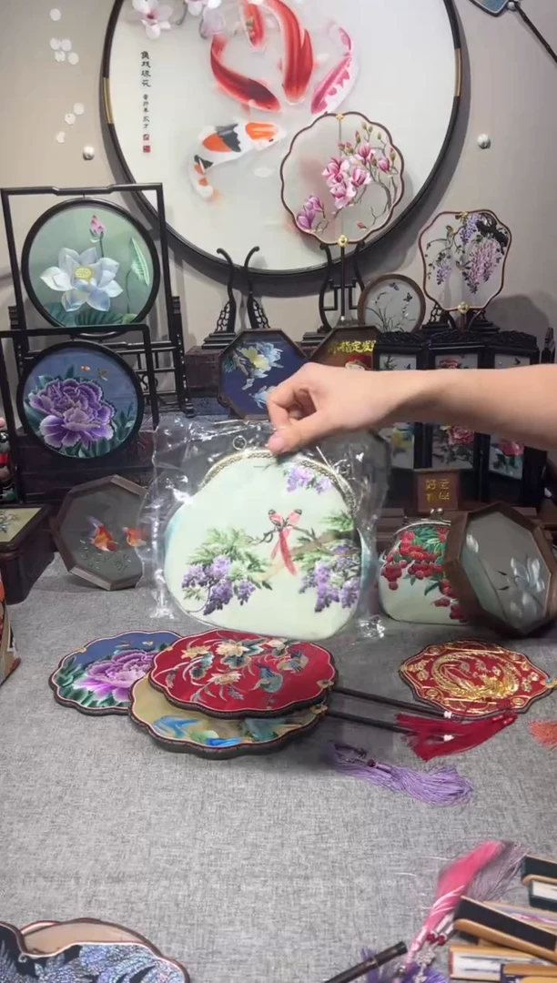 织绣纯手工苏绣双面绣