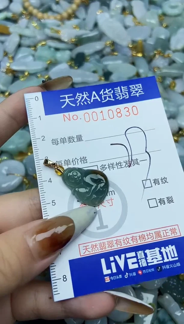 【闪购商品】翡翠颈饰未镶嵌天然A货翡翠