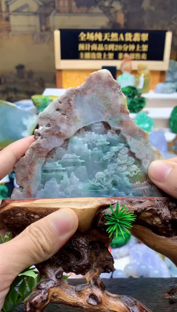 颈饰未镶嵌翡翠天然A货翡翠