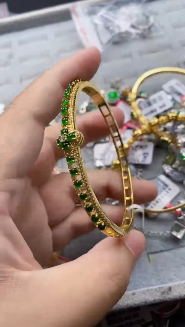 翡翠戒指银S925镶嵌3333333   8