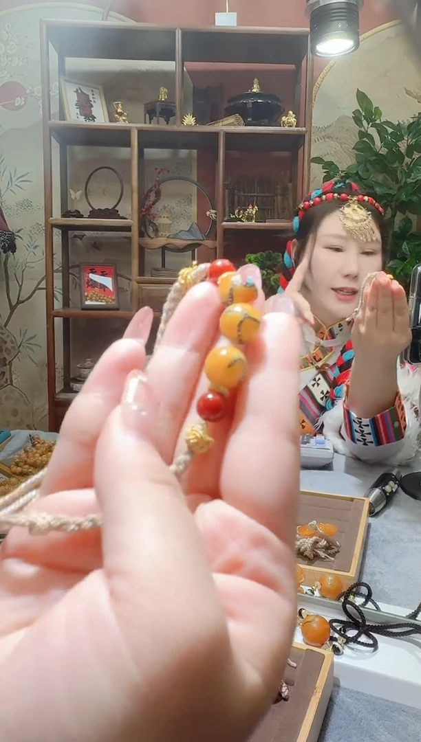 蜜蜡颈饰未镶嵌885天然蜜蜡珠宝奇石全都保真