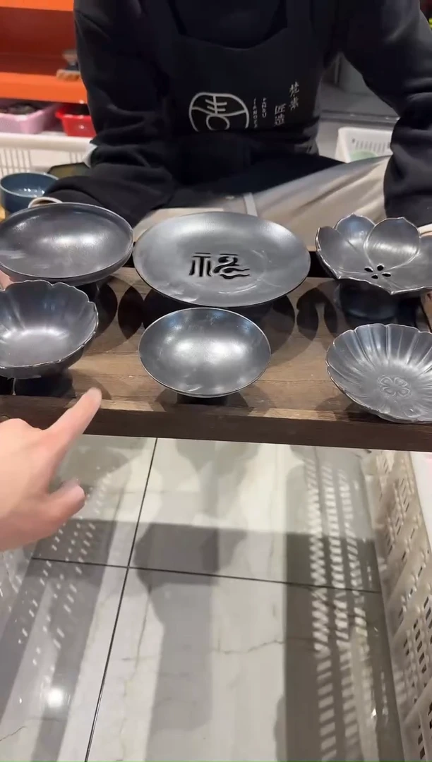 瓷片瓷微瑕商品 介意勿拍 带托盘