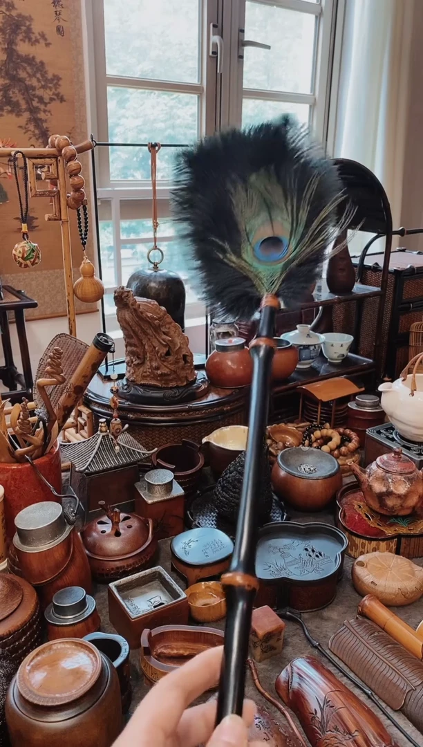 筇竹精品长款拂尘